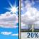 Monday: Mostly Sunny then Slight Chance Showers And Thunderstorms